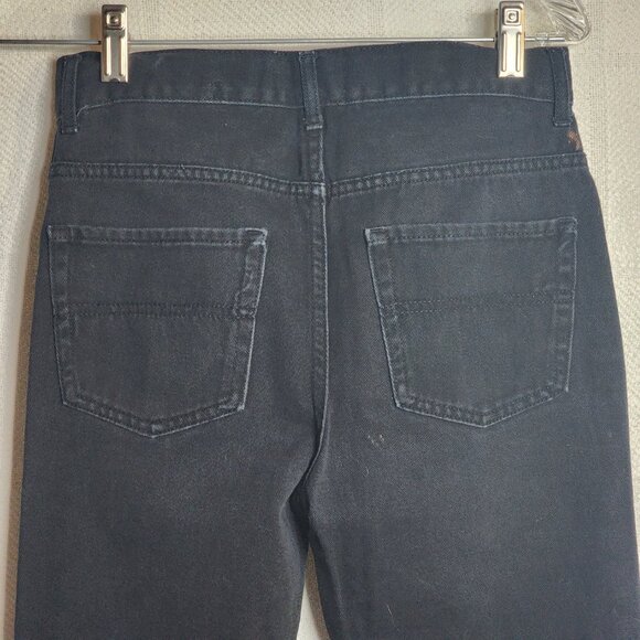 The Children's Place Black Hand Bleached Adj Waist Cotton Skinny Jeans Size 14 - Picture 10 of 16